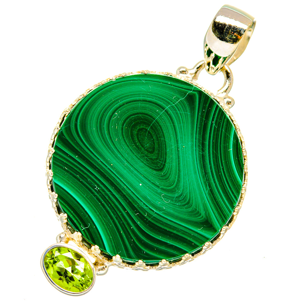 Malachite Pendants handcrafted by Ana Silver Co - PD5498