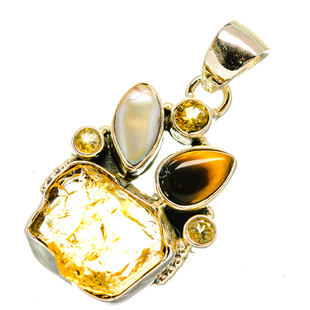 Citrine Pendants handcrafted by Ana Silver Co - PD5500