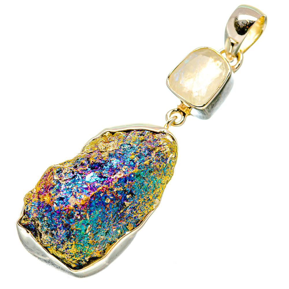 Titanium Druzy Pendants handcrafted by Ana Silver Co - PD5502