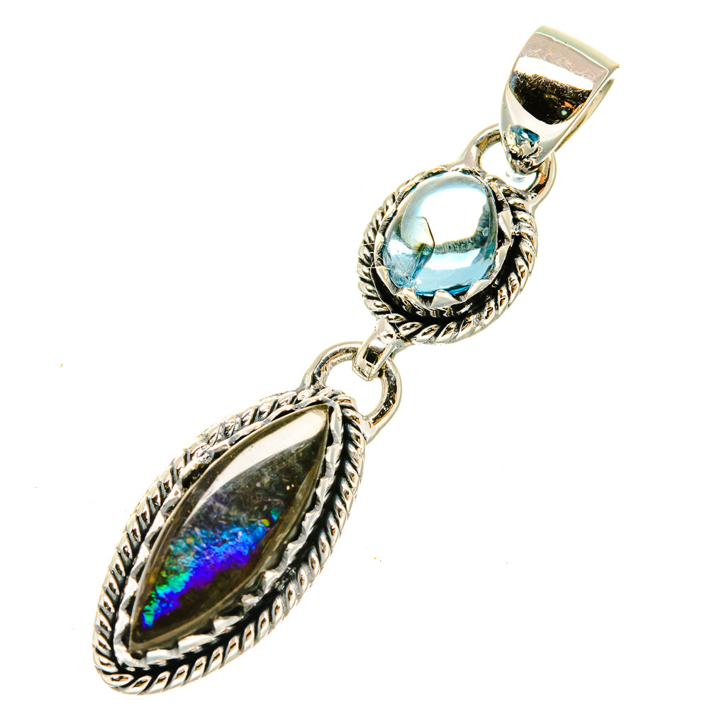 Ammolite Pendants handcrafted by Ana Silver Co - PD5510