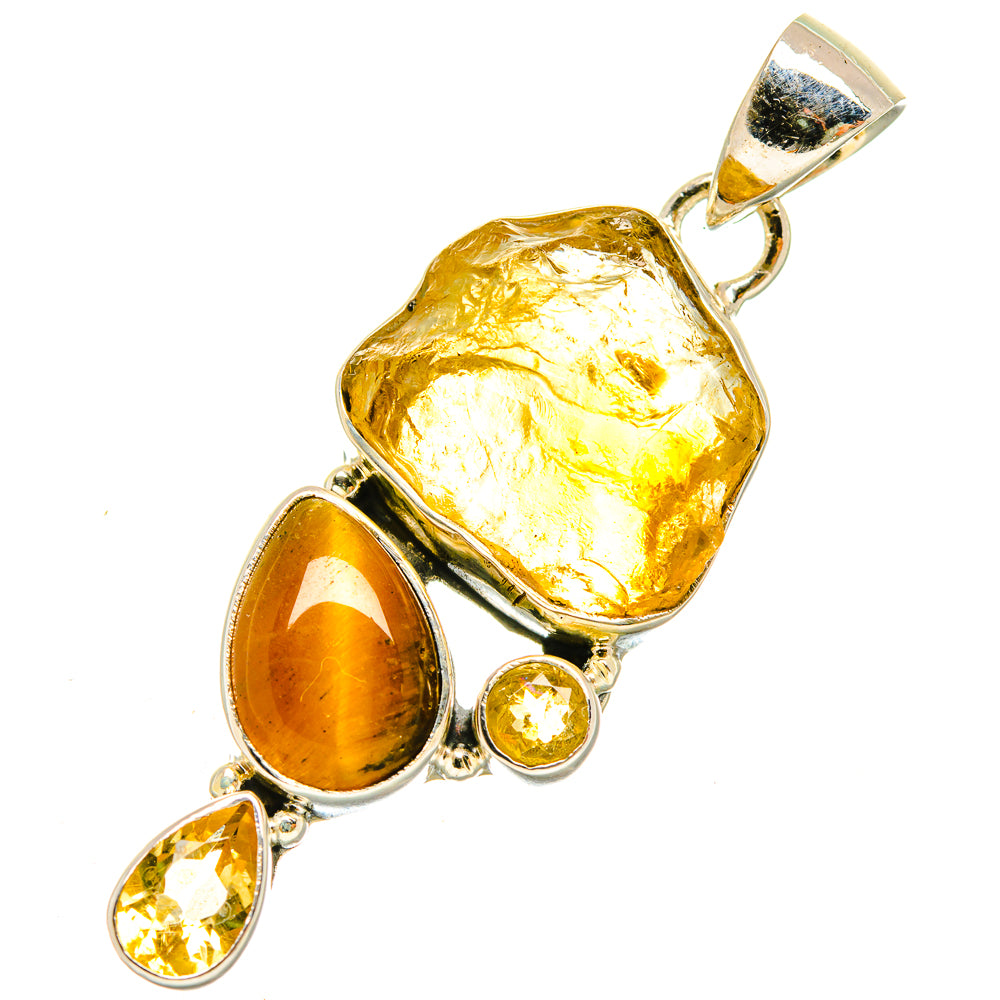 Citrine Pendants handcrafted by Ana Silver Co - PD5511