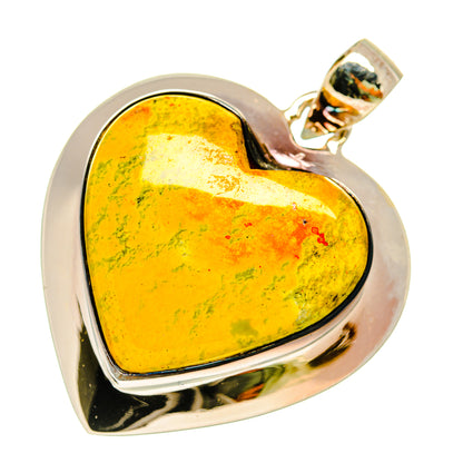Bumble Bee Jasper Pendants handcrafted by Ana Silver Co - PD5513