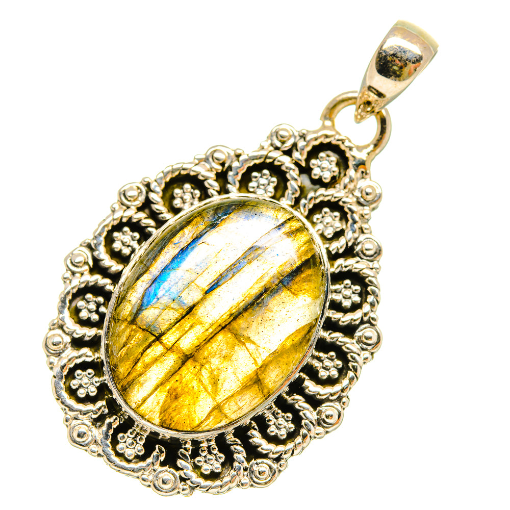 Labradorite Pendants handcrafted by Ana Silver Co - PD5520