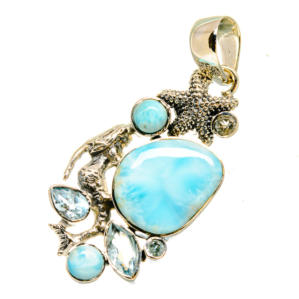 Larimar Pendants handcrafted by Ana Silver Co - PD5539