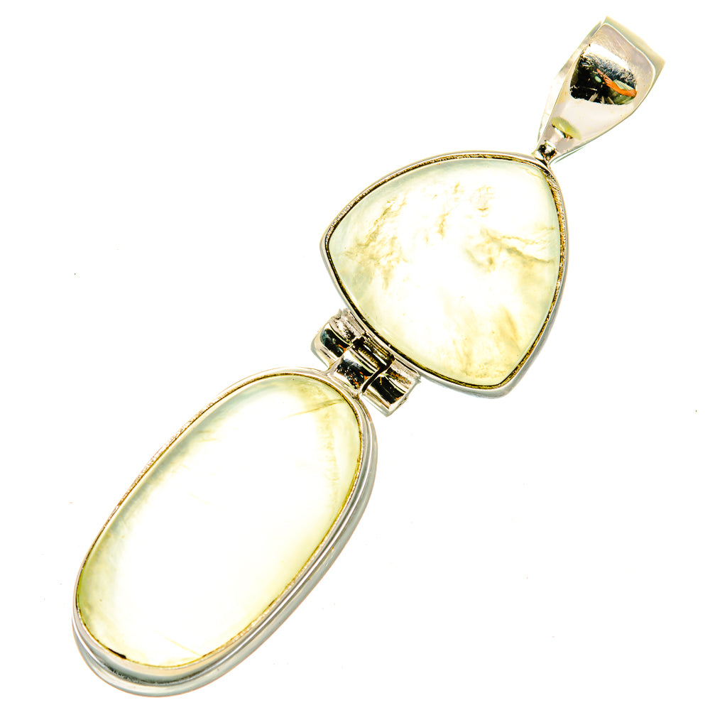 Prehnite Pendants handcrafted by Ana Silver Co - PD5553