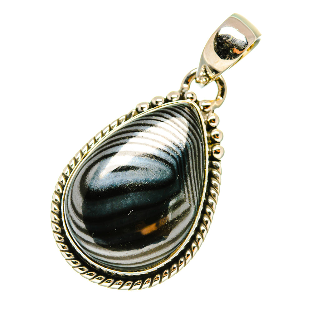 Psilomelane Pendants handcrafted by Ana Silver Co - PD5556