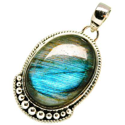 Labradorite Pendants handcrafted by Ana Silver Co - PD5557