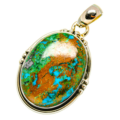 Chrysocolla Pendants handcrafted by Ana Silver Co - PD5558