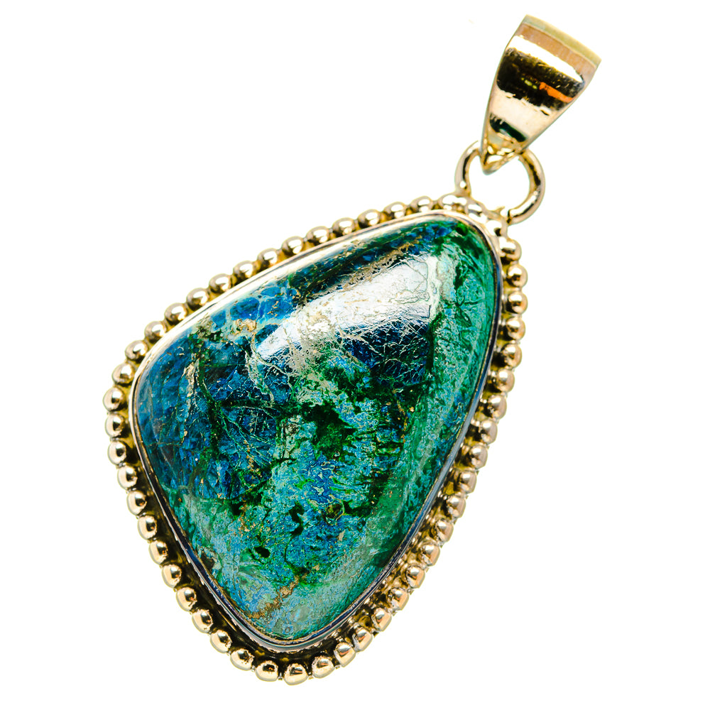 Chrysocolla Pendants handcrafted by Ana Silver Co - PD5559