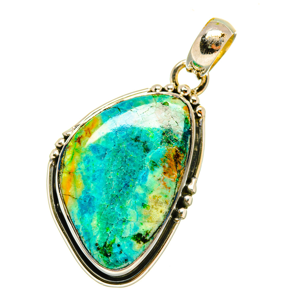 Chrysocolla Pendants handcrafted by Ana Silver Co - PD5565