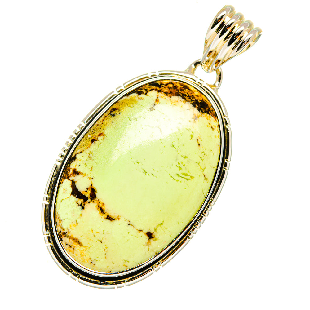 Lemon Chrysoprase Pendants handcrafted by Ana Silver Co - PD5575