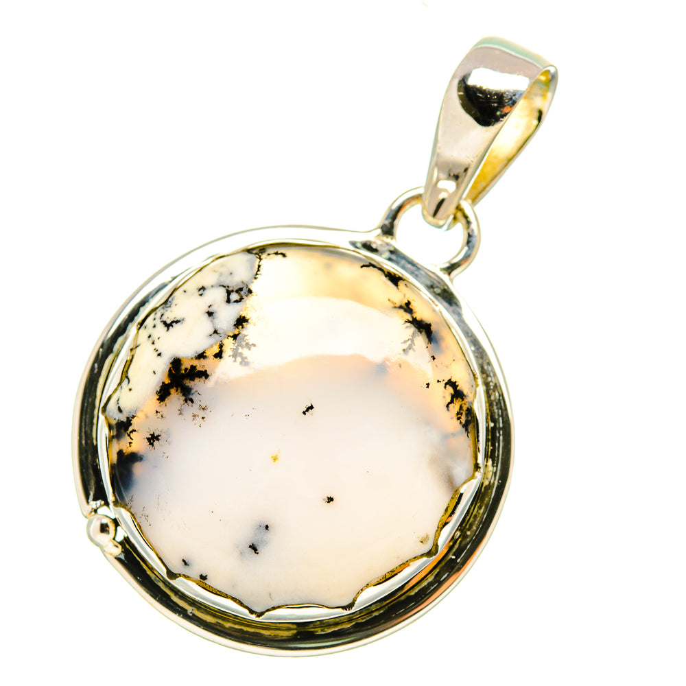 Dendritic Opal Pendants handcrafted by Ana Silver Co - PD5577
