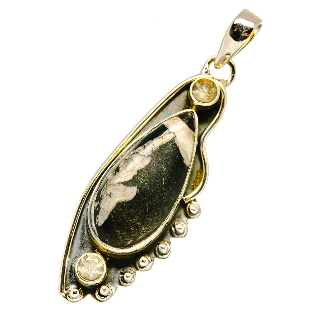 Pinolith Jasper Pendants handcrafted by Ana Silver Co - PD5608