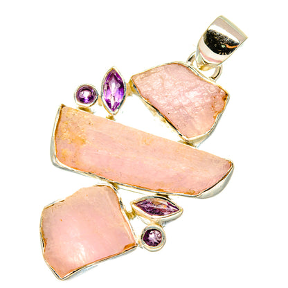 Kunzite Pendants handcrafted by Ana Silver Co - PD5613