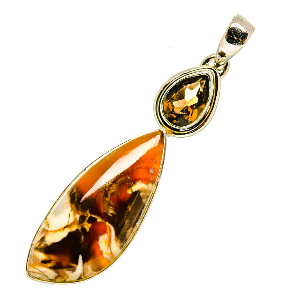 Peanut Wood Jasper Pendants handcrafted by Ana Silver Co - PD5628