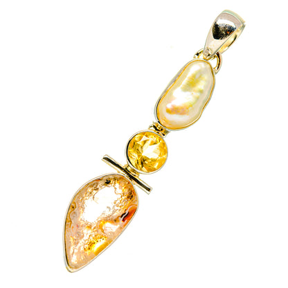 Occo Geode Pendants handcrafted by Ana Silver Co - PD5629