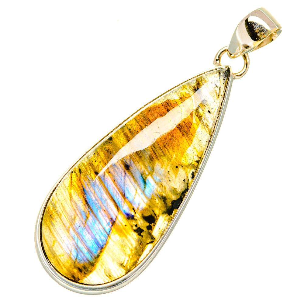 Labradorite Pendants handcrafted by Ana Silver Co - PD5636