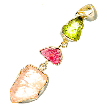 Rose Quartz Pendants handcrafted by Ana Silver Co - PD5639