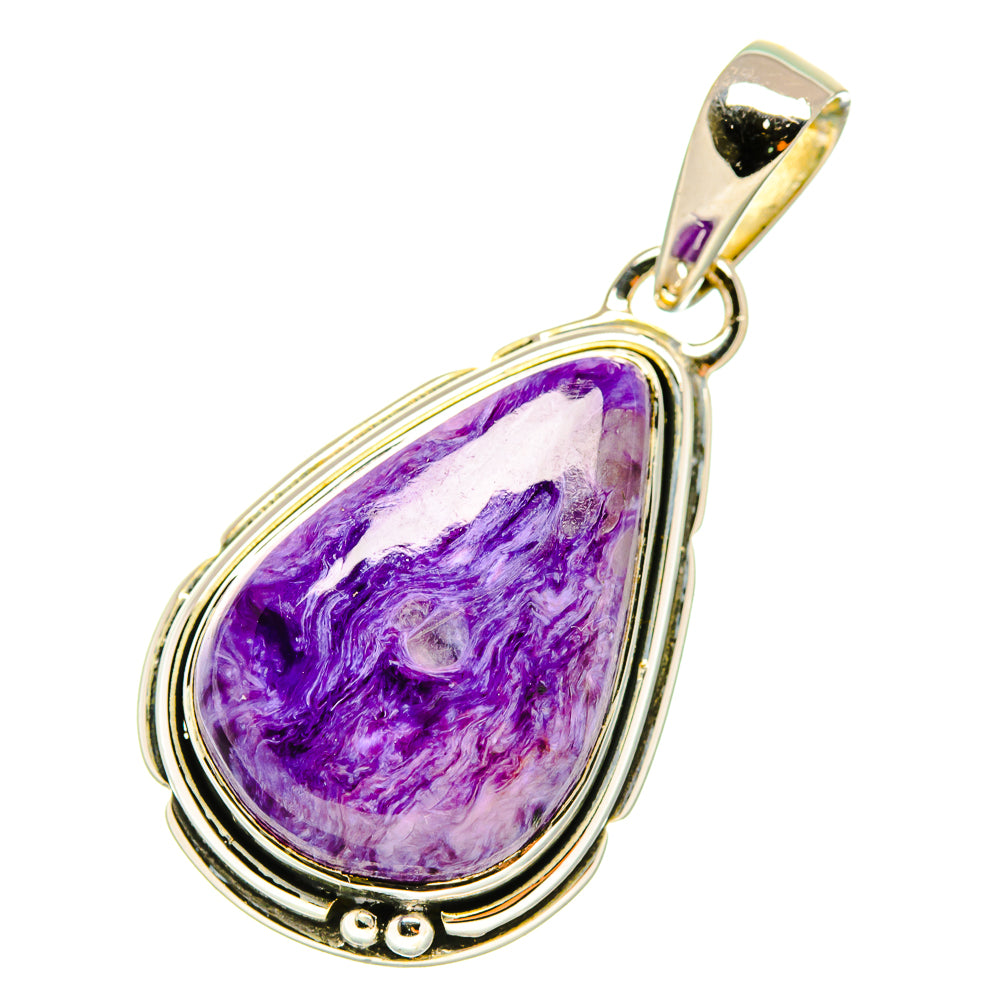 Charoite Pendants handcrafted by Ana Silver Co - PD5649