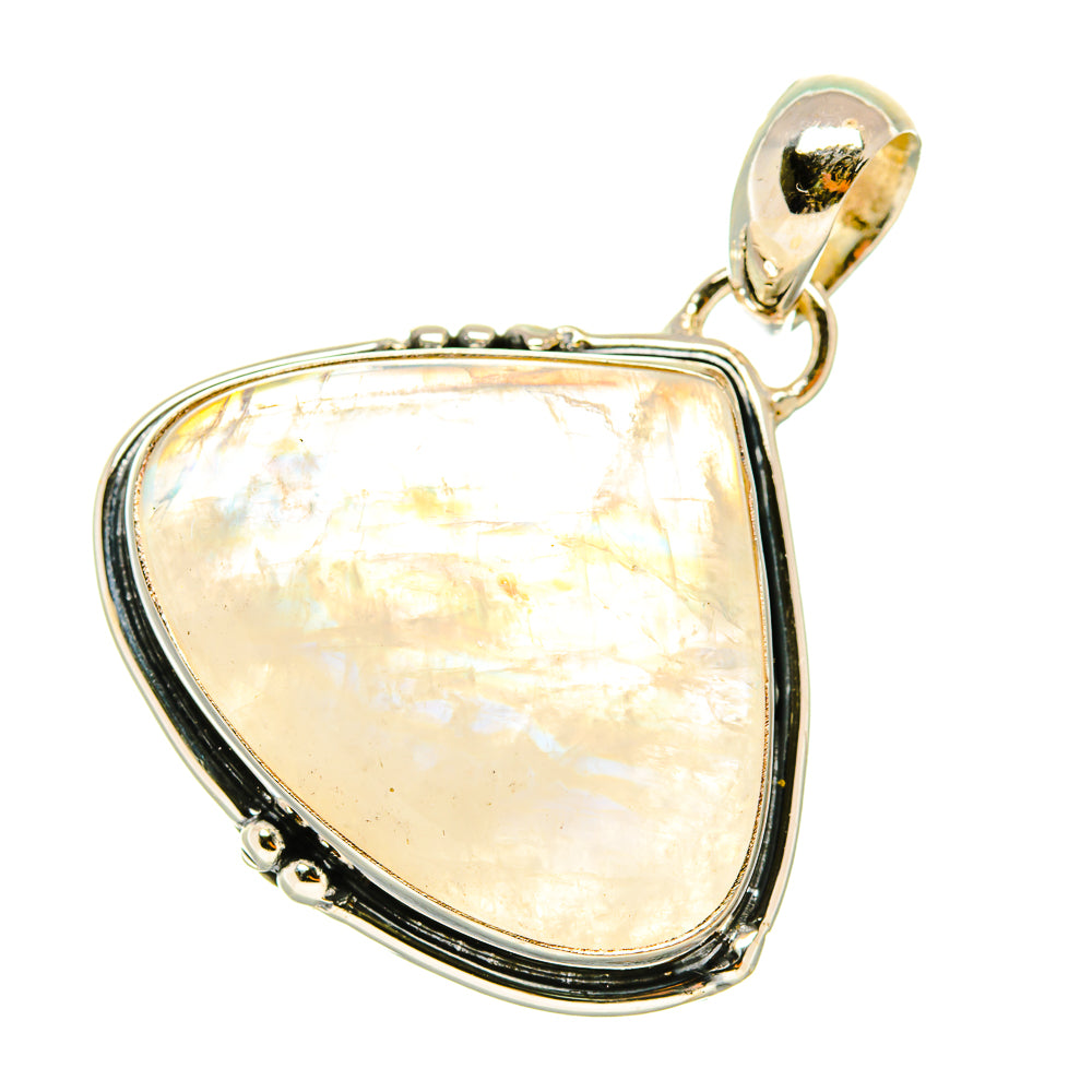 Rainbow Moonstone Pendants handcrafted by Ana Silver Co - PD5654