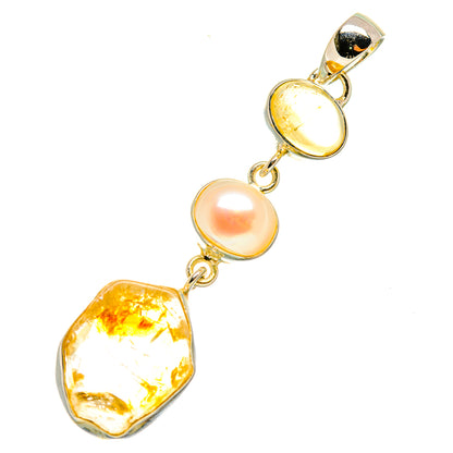 Citrine Pendants handcrafted by Ana Silver Co - PD5670