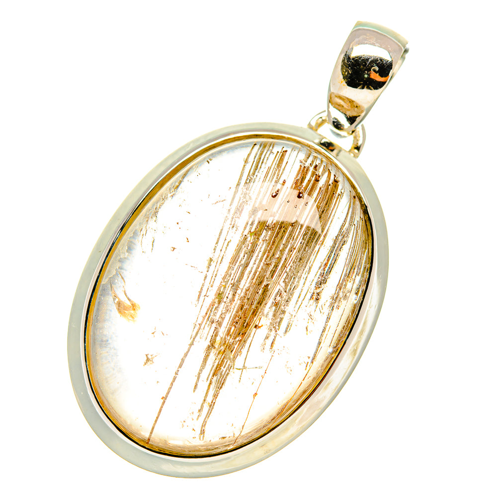 Rutilated Quartz Pendants handcrafted by Ana Silver Co - PD5680