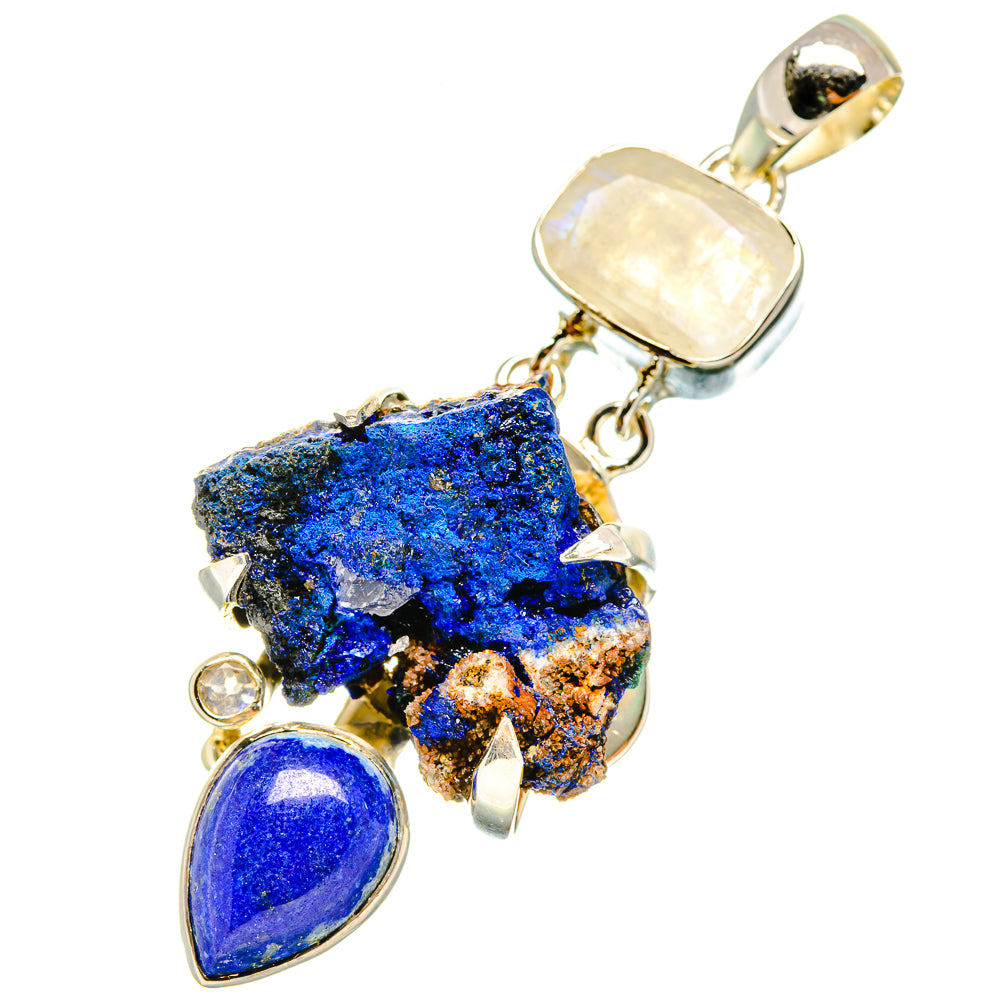 Azurite Pendants handcrafted by Ana Silver Co - PD5682