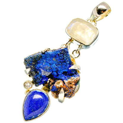 Azurite Pendants handcrafted by Ana Silver Co - PD5682