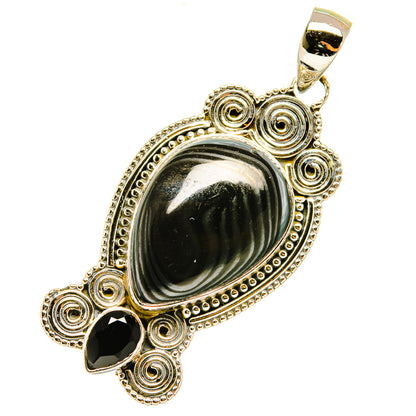 Psilomelane Pendants handcrafted by Ana Silver Co - PD5691