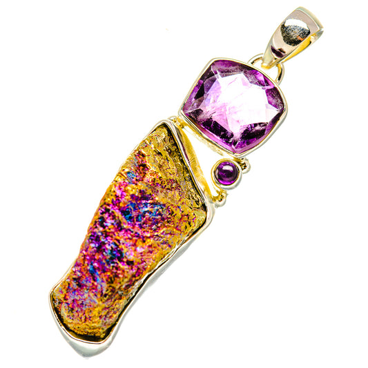 Titanium Druzy Pendants handcrafted by Ana Silver Co - PD5692