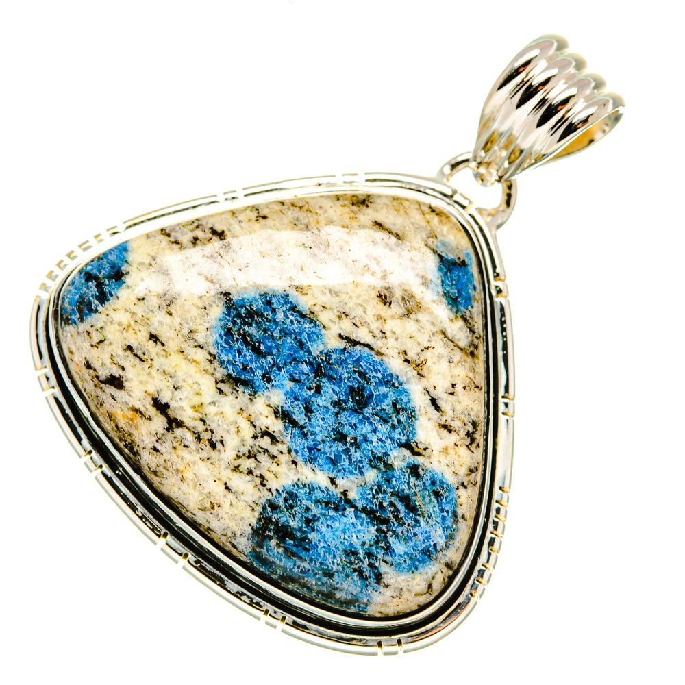 K2 Blue Azurite Pendants handcrafted by Ana Silver Co - PD5697