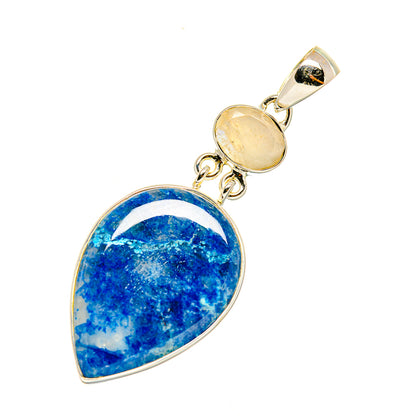 Chrysocolla In Quartz Pendants handcrafted by Ana Silver Co - PD5706