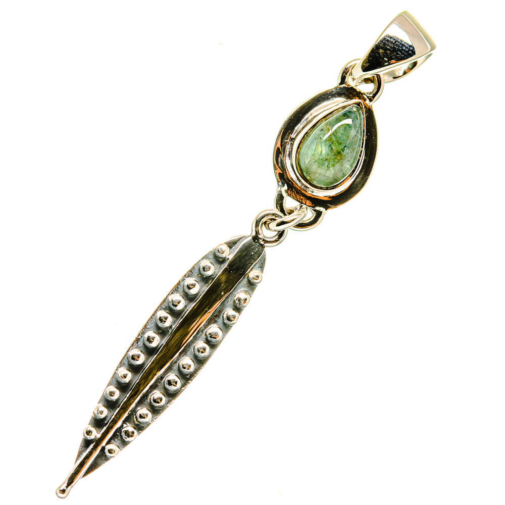 Green Tourmaline Pendants handcrafted by Ana Silver Co - PD5715