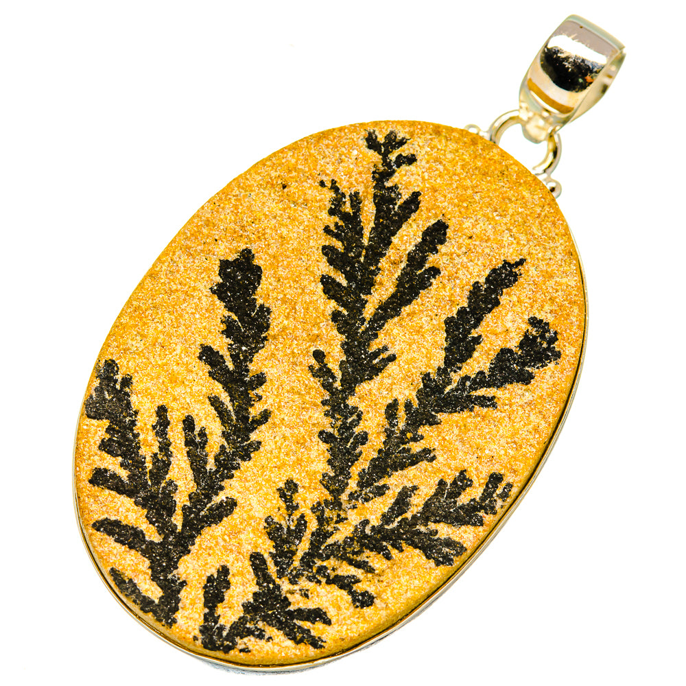 Germany Psilomelane Dendrite Pendants handcrafted by Ana Silver Co - PD5720