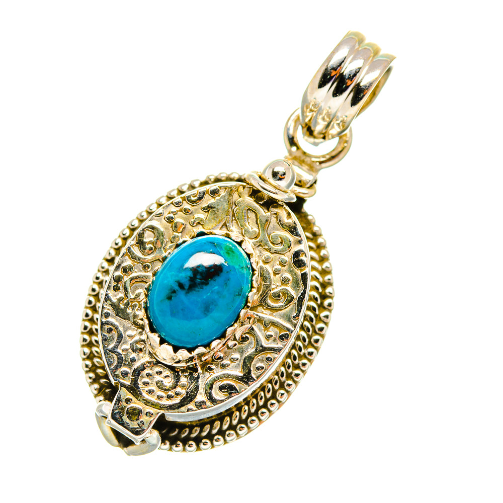 Chrysocolla Pendants handcrafted by Ana Silver Co - PD5725