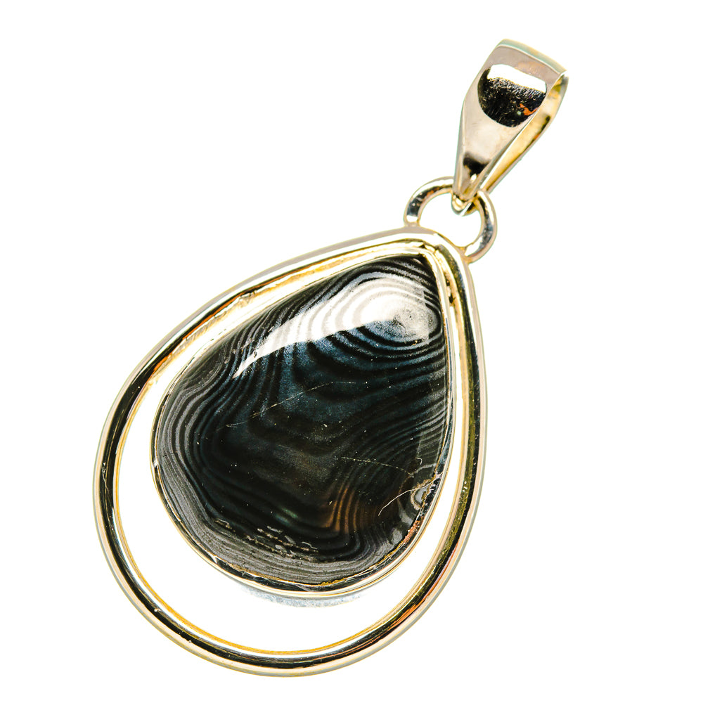 Psilomelane Pendants handcrafted by Ana Silver Co - PD5730