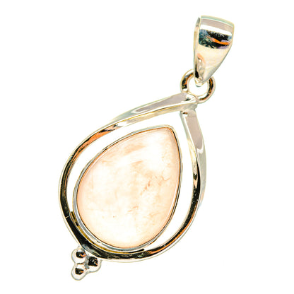 Rose Quartz Pendants handcrafted by Ana Silver Co - PD5746