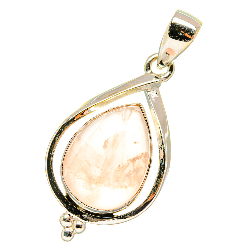 Rose Quartz Pendants handcrafted by Ana Silver Co - PD5757