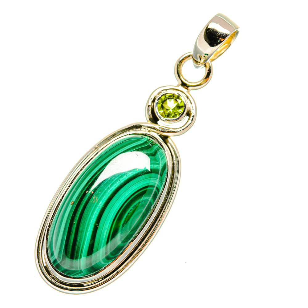 Malachite Pendants handcrafted by Ana Silver Co - PD5771