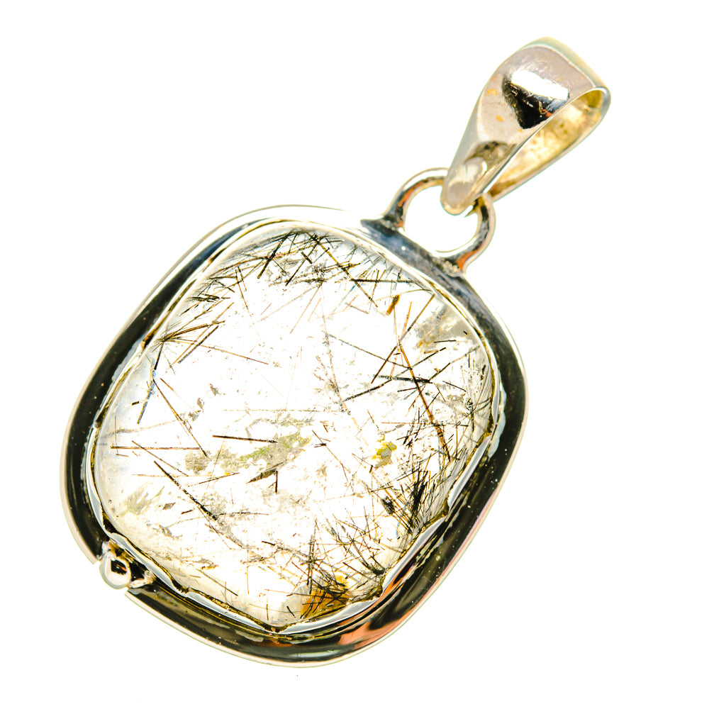 Tourmalinated Quartz Pendants handcrafted by Ana Silver Co - PD5790
