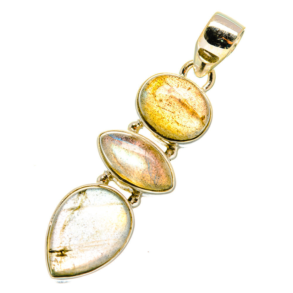 Labradorite Pendants handcrafted by Ana Silver Co - PD5811