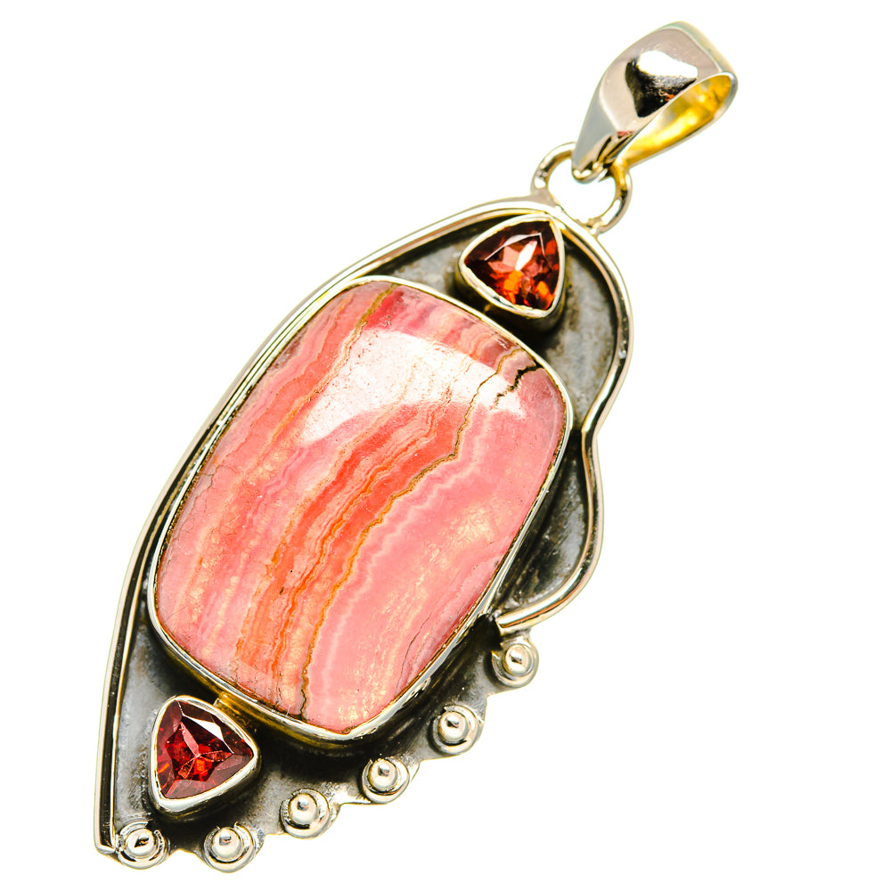 Rhodochrosite Pendants handcrafted by Ana Silver Co - PD5819
