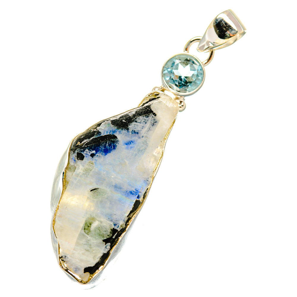Rainbow Moonstone Pendants handcrafted by Ana Silver Co - PD5822