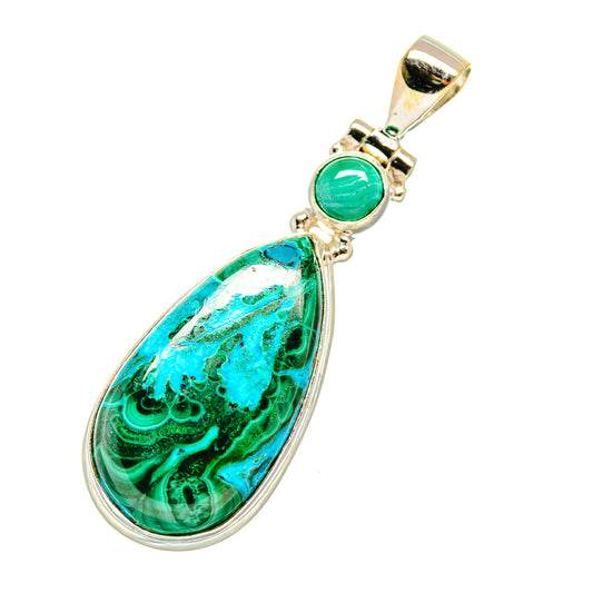 Chrysocolla Pendants handcrafted by Ana Silver Co - PD5834
