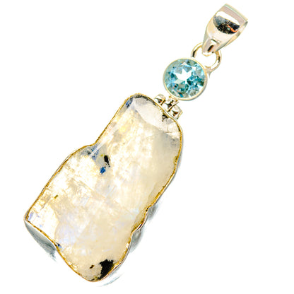 Rainbow Moonstone Pendants handcrafted by Ana Silver Co - PD5837