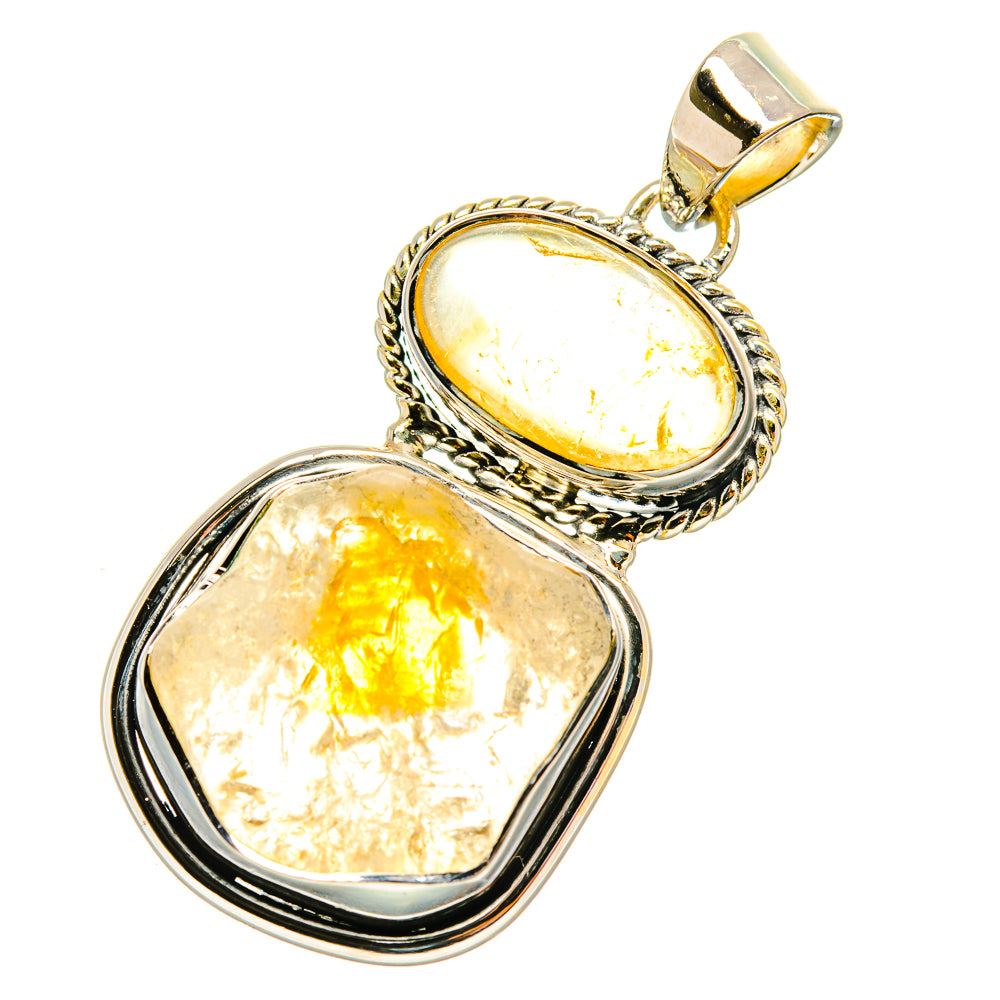 Citrine Pendants handcrafted by Ana Silver Co - PD5842
