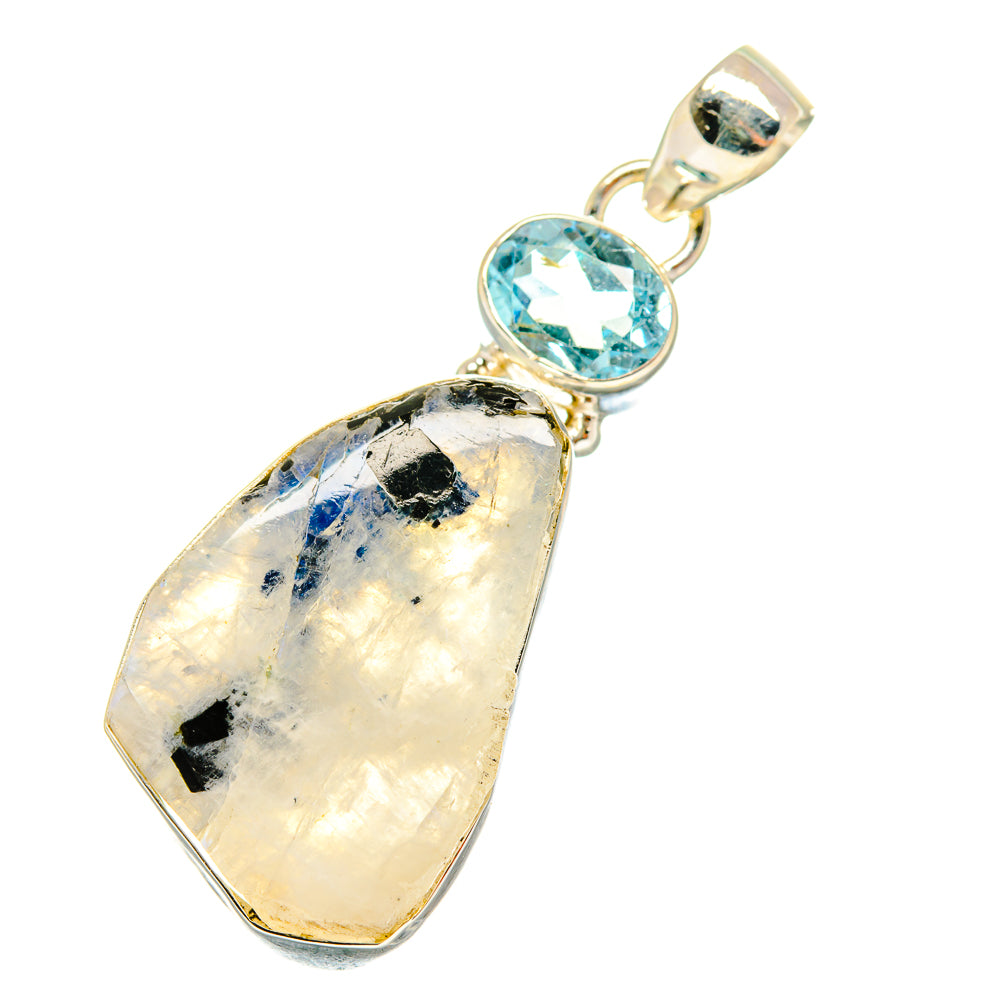 Rainbow Moonstone Pendants handcrafted by Ana Silver Co - PD5851