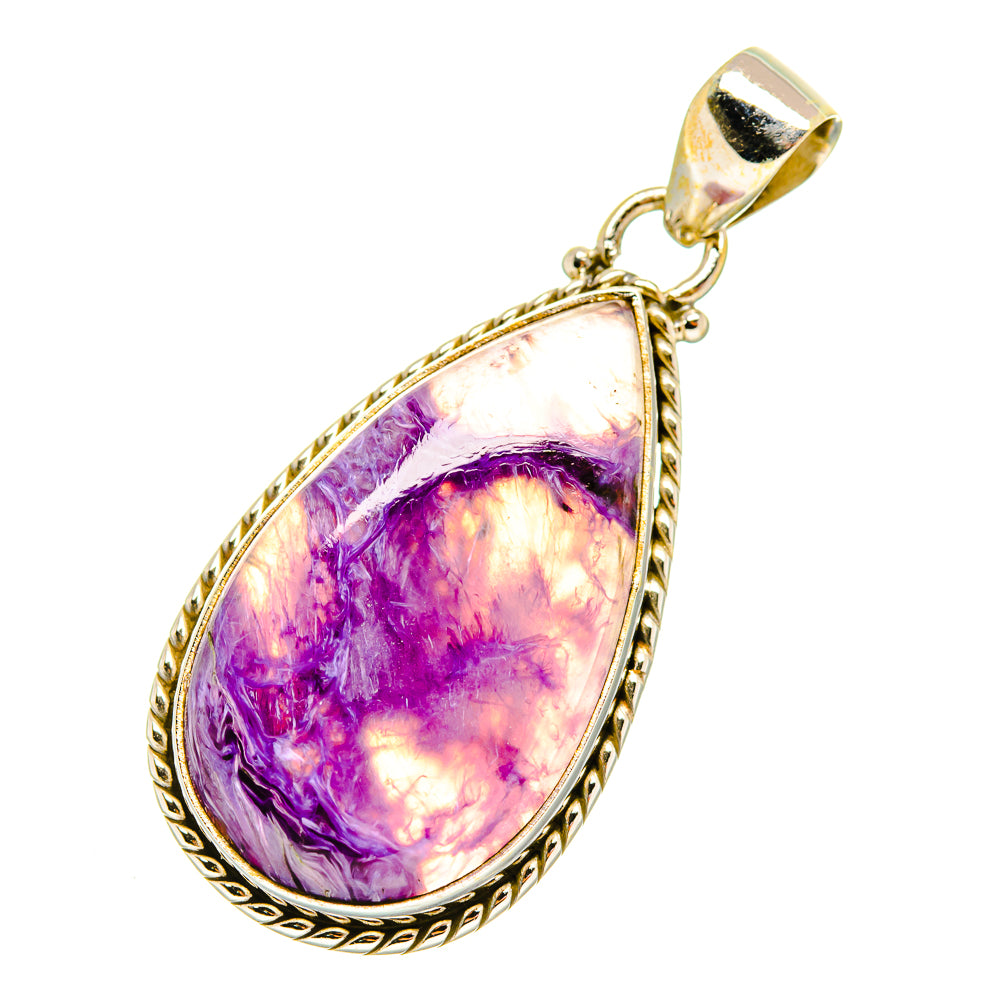Charoite Pendants handcrafted by Ana Silver Co - PD5852