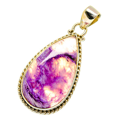 Charoite Pendants handcrafted by Ana Silver Co - PD5852