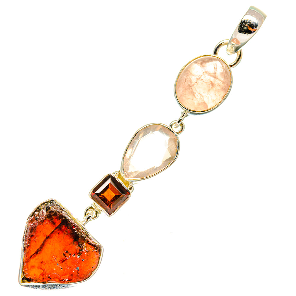 Garnet Pendants handcrafted by Ana Silver Co - PD5863